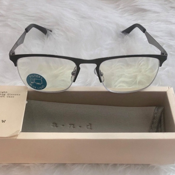 A New Day Women's Oval Blue Light Filtering Reading Glasses W/Soft Case +200 - Picture 4 of 11
